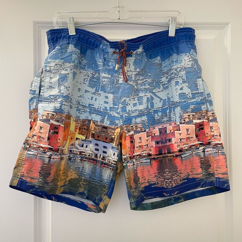 Bugatchi Swim Trunks Colorful size M